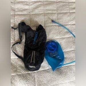 Camelback Hydration Velocity Backpack Black & Gray Adj. Straps EUC